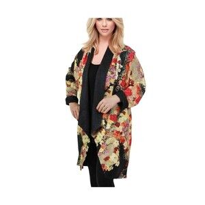 Crush Fashion Women’s Cardigan Floral One Size
